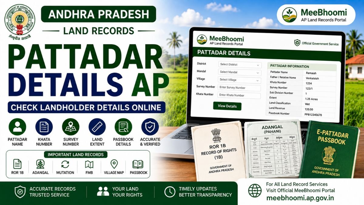Pattadar Details AP – Check Landholder & Land Record Information